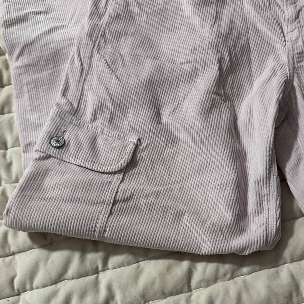 NWT American Eagle Pink Wide Leg Cargo wide wale Corduroy 8 🍀🍀🍀